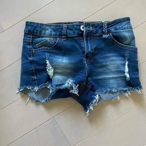 Blue Jean Shorts
